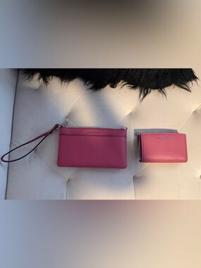 Michael Kors Wristlet & Wallet Pink Set - Brand New NWT (Packaging Inside)